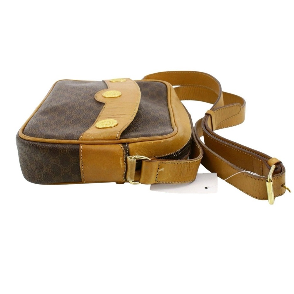 Brown and Tan CrossbodyCeline Brown Macadam Crossbody  Bag - Picture 3 of 9